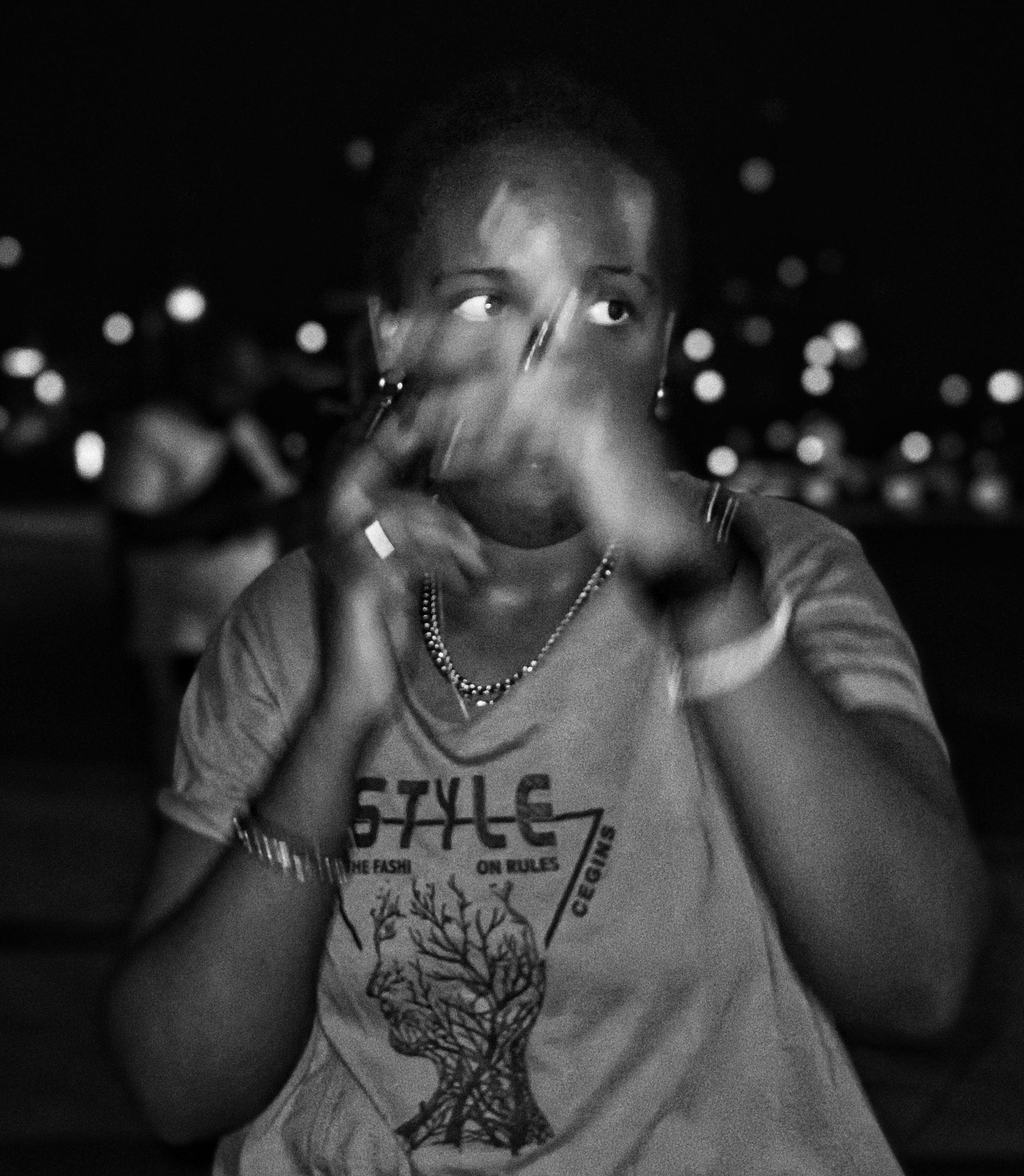 Always behind the camera